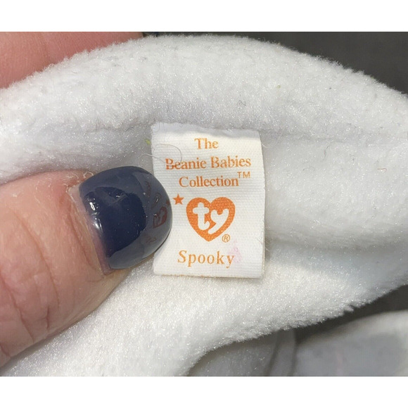 Hallmark Little Glimmer Ghost Ty Beanie Plush Spooky Set 3 Sheets 8" Collectible - Picture 6 of 12